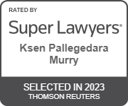 Rated By Super Lawyers | Ksen Pallegedara Murry | Selected in 2023 | Thomson Reuters